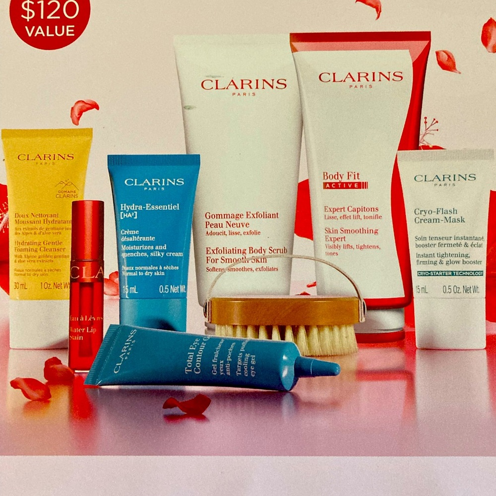 Clarins Exfoliate 7 Pc Set